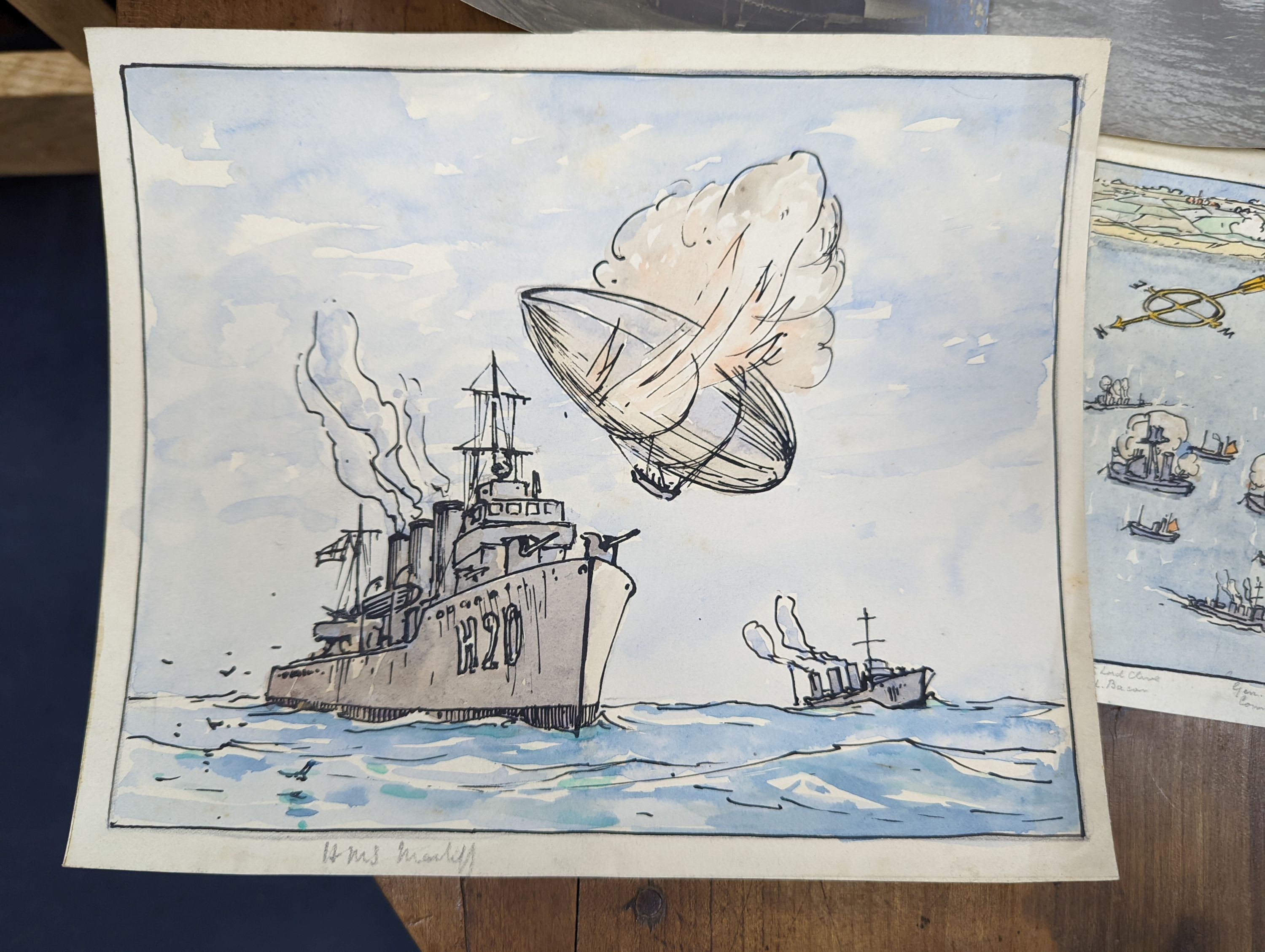 Nelson Dawson (1859-1941) assorted original artworks